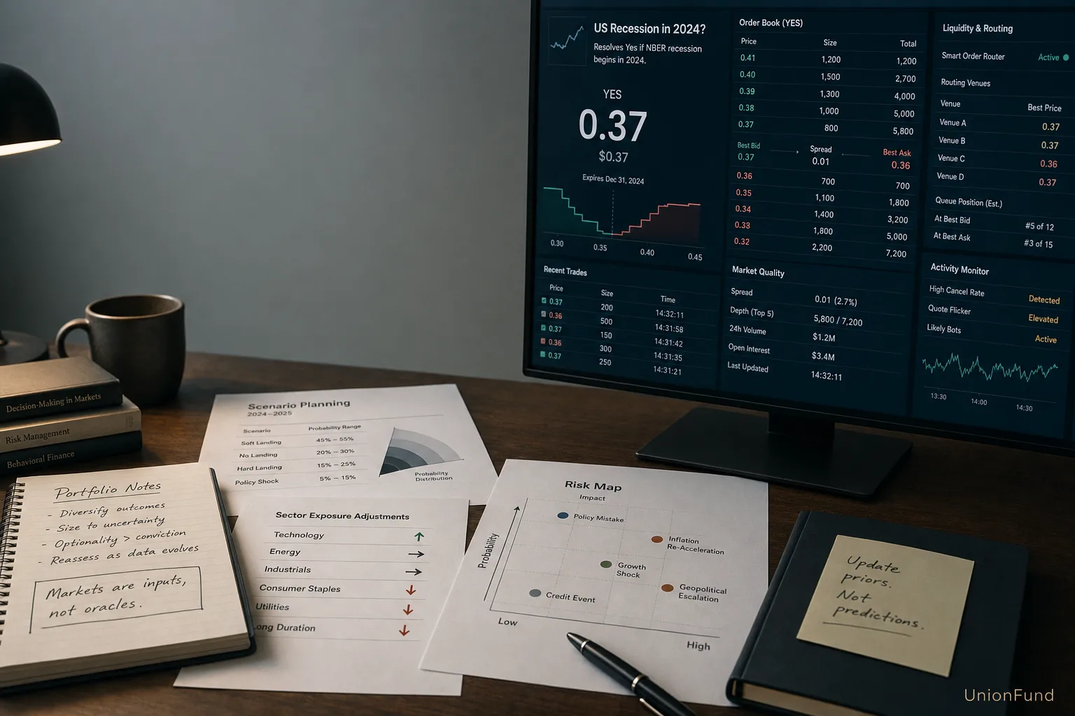 Prediction Markets for Investors: When Polymarket and Kalshi Prices Are Signal vs. Arbitrage